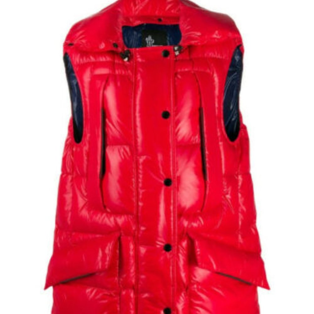Moncler Myra Red Long Vest